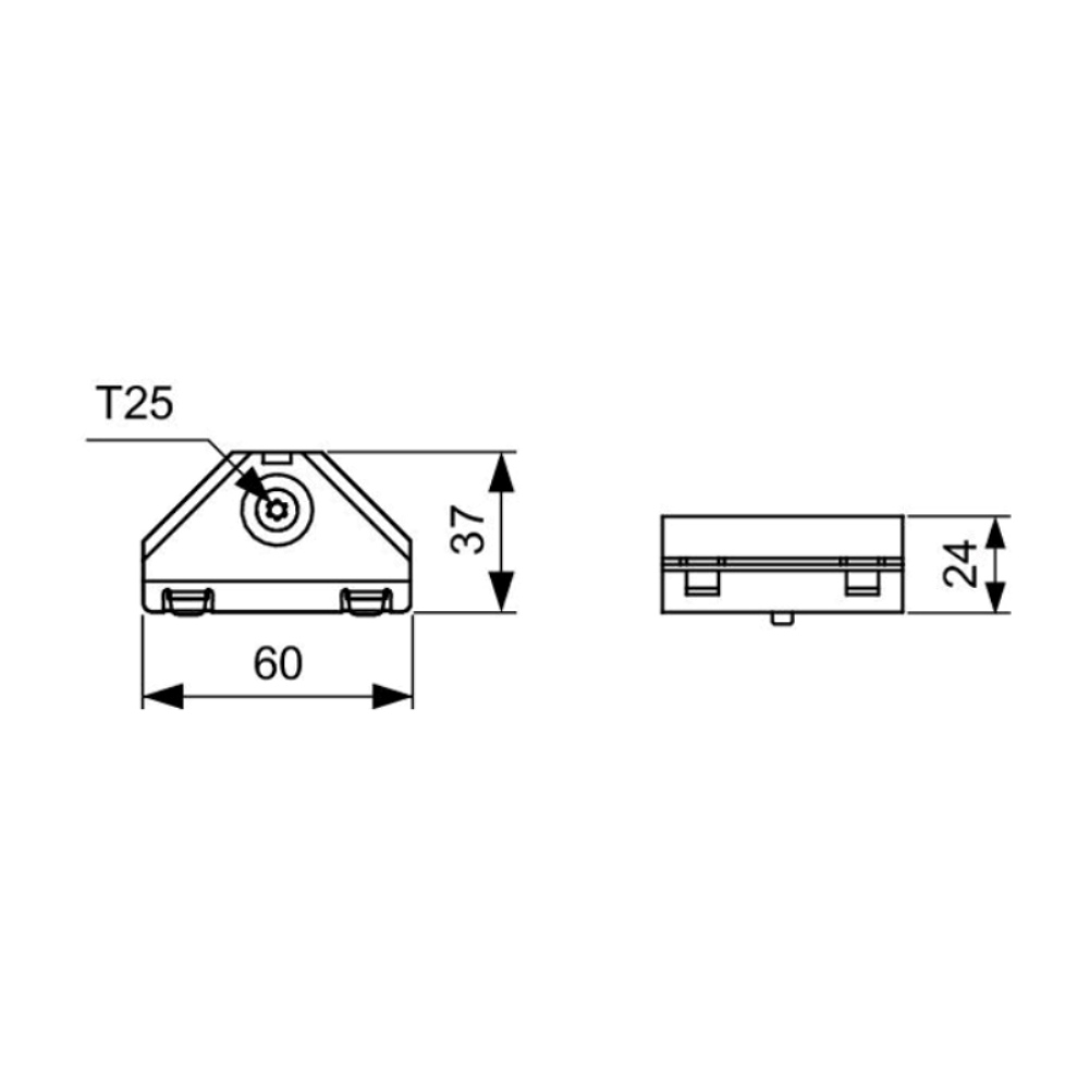 Соединение угловое Tece TECEprofil 9010002 2 Соединение угловое Tece TECEprofil 9010002 — изображение 2